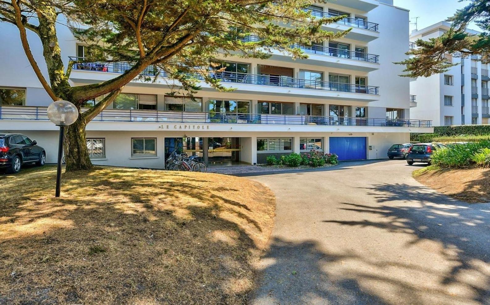 Le Capitole - Studio Plage Benoit Dans Residence Face Mer La Baule Eksteriør bilde