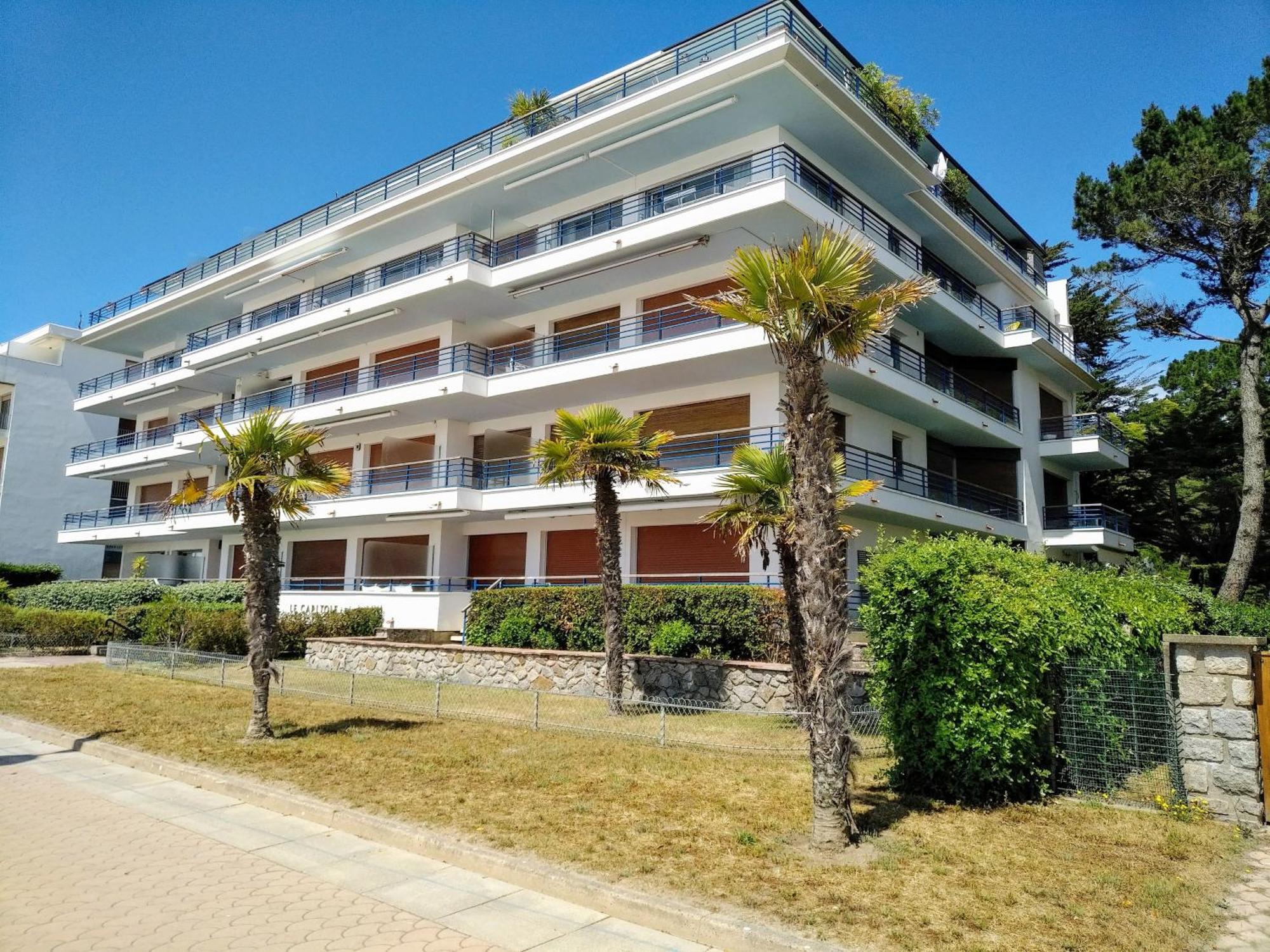 Le Capitole - Studio Plage Benoit Dans Residence Face Mer La Baule Eksteriør bilde