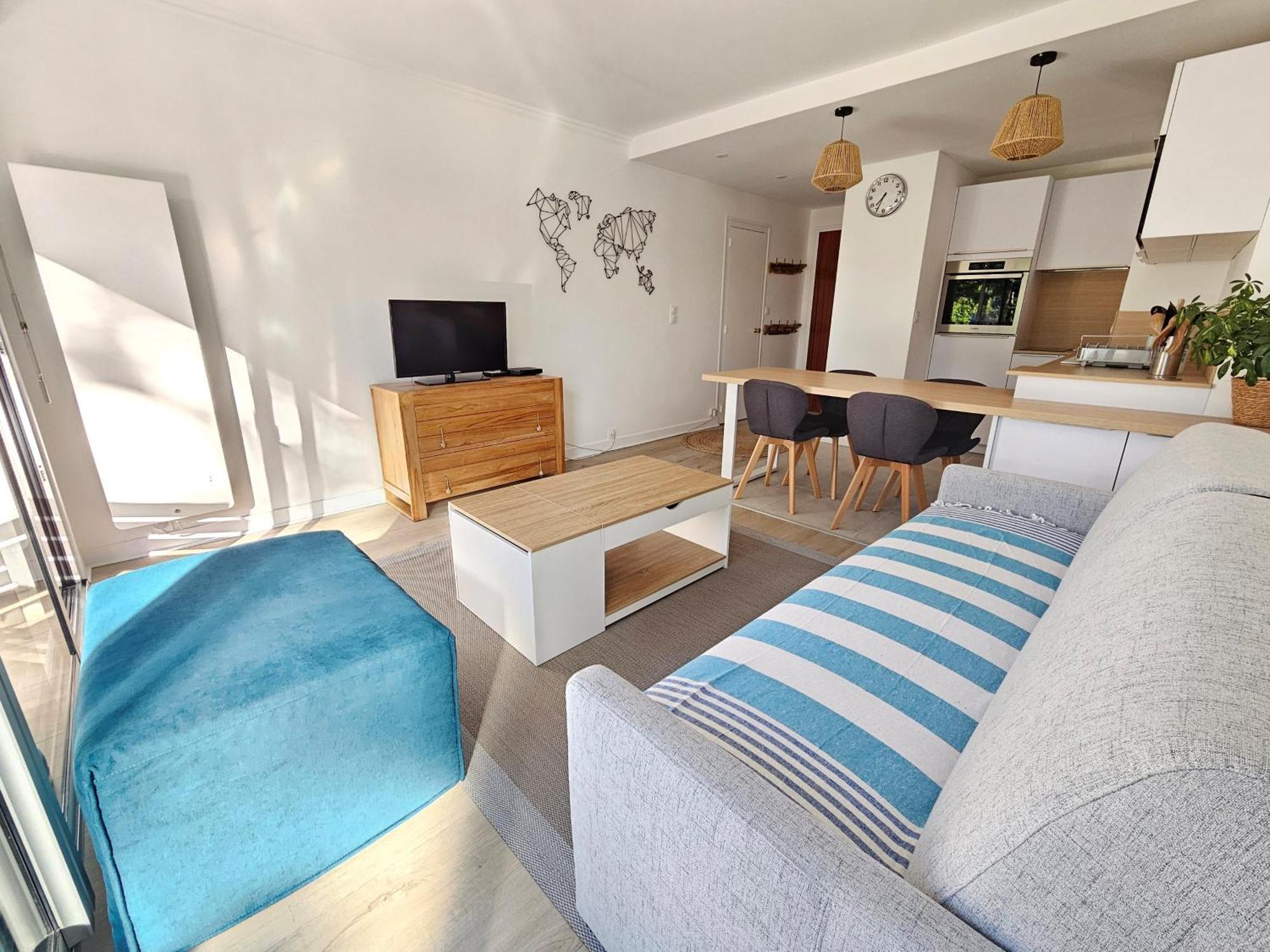 Le Capitole - Studio Plage Benoit Dans Residence Face Mer La Baule Eksteriør bilde